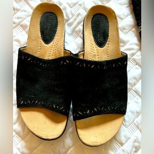 Suede slip on. Like new.